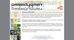 Desktop Screenshot of paradygmat.pl