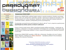 Tablet Screenshot of paradygmat.pl